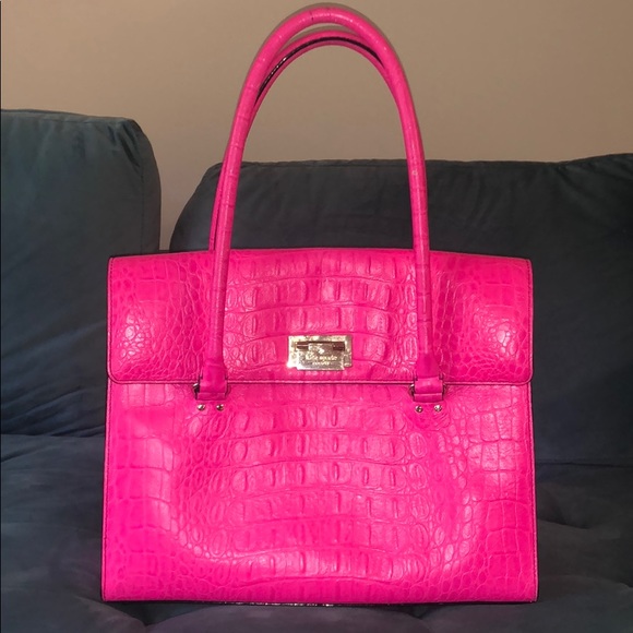 Kate Spade Hot Pink Leather Bag - Picture 2 of 11